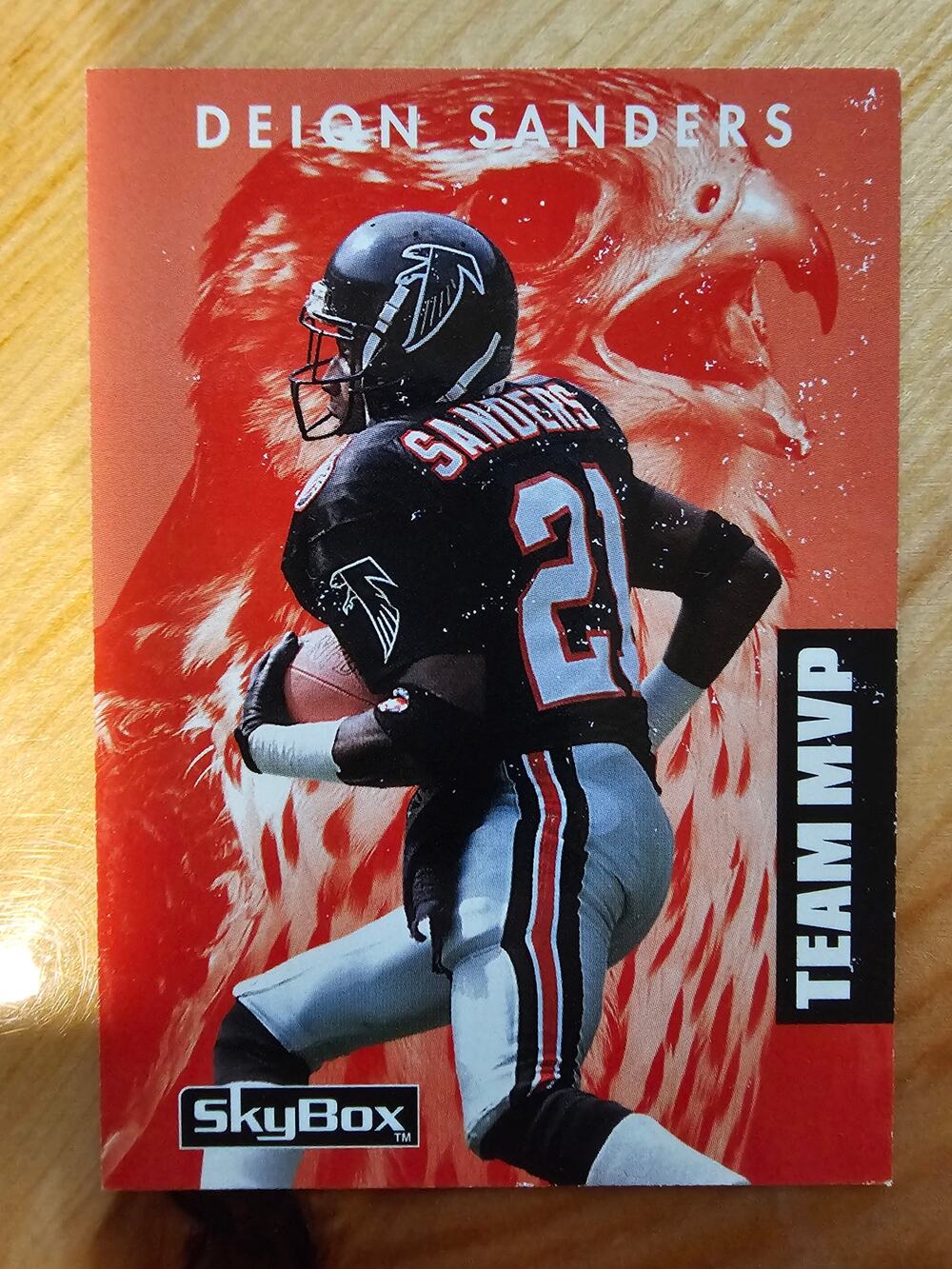 Deion Sanders 1992 Skybox Primetime #101 - Falcons Team MVP - NFL - Fresh Pull